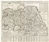 1720 Chatelain Map of the Russian Empire and Tartary