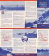 1938 National Survey Company Map of Mount Desert Island, Maine
