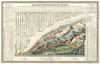 1836 Andriveau Goujon Comparative Mountains and Rivers Chart