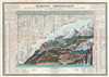1826 Bulla Comparative Chart of the World's Mountains and Rivers
