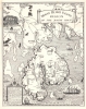 1941 Phillips Pictorial Map of Mount Desert Island, Maine