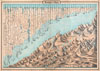 1862 Johnson and Ward Map or Chart of the World's Mountains and Rivers
