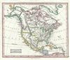 1845 Ewing Map of North America
