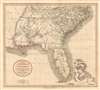 1811 Cary Map  of Florida, Georgia, North Carolina, South Carolina and Tennessee
