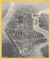 1936 Freedman Bird's Eye View SuperVue Map of New York City
