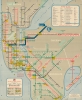 1964 George Salomon In-Station Subway Map of New York City (1964 World's Fair)