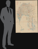 1880 Manuscript Folding Map of Nagoya, Japan and Environs