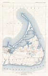 1919 U.S. Geological Survey Map of Nantucket, Massachusetts