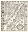 1937 Tony Sarg Pictorial Map of Nantucket Town Main Street