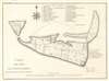 1785 Tardieu / Crevecoeur Map of Nantucket Island, Massachuysetts