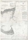 1883 U.S. Coast Survey Nautical Map of Nantucket, Massachusetts