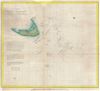 1852 U.S. Coast Survey Map or Chart of Nantucket, Massachusetts