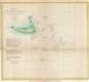 1852 U.S. Coast Survey Map or Chart of Nantucket, Massachusetts