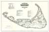 1886 Large Scale Ewer / Swain Map of Nantucket, Massachusetts