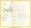1854 U.S. Coast Survey Nautical Chart or Map of Nantucket, Massachusetts