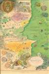 A Map of Narnia and the Surrounding Countries. - Main View Thumbnail