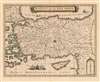 1636 Hondius/ Jansson Map of Turkey and Cyprus in an Apparent Appendix Issue