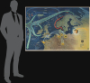 1944 Navy Education Services Double-Sided Pictorial Map of Europe and the North Pacific