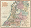 1799 Cary Map of the Netherlands