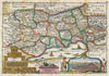 1747 La Feuille Map of Neuchâtel, Switzerland