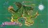 1952 Walt Disney Pictorial Map of Never Never Island from Peter Pan