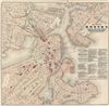 1883 Walker Map or Plan of Boston, Massachusetts
