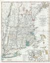 1796 Bowles One Sheet Map of New England