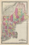 1862 Lloyd Map of New England (Vermont, New Hampshire, Maine, Massachusetts, Connecticut, Rhode Isla