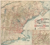 1912 Matthews-Northrup Map of the New England Summer Resorts