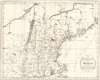 1795 John Russell Map of New England and Eastern New York