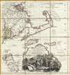 1777 Le Rouge Map of Cape Cod, Massachusetts