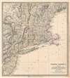 1832 S.D.U.K. Map of New England, New York and New Jersey
