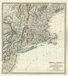 1832 S.D.U.K. Map of New England, New York and New Jersey