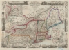 1850 Colton Map of New England and New York
