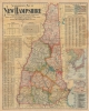 Scarborough's Map of New Hampshire. - Main View Thumbnail