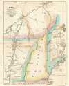 1832 Marshall Map of New Hampshire, Vermont and Maine