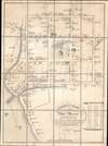 1865 Currier and Brown  / Kensett Map of New Haven, Connecticut