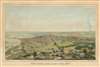 1853 Darrow and Kellog View of New Haven, Connecticut, from East Rock
