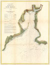1872 U.S. Coast Survey Map of New Haven, Connecticut