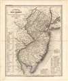1846 Meyer Map of New Jersey