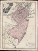 1777 First Edition Ratzer / Faden Revolutionary War Map of New Jersey