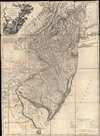 1777 First Edition Ratzer / Faden Map of New Jersey - Provenance to Revolutionary War!