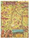 1940 Stedman Pictorial Map of New Mexico