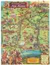 1956 Stedman Pictorial Map of New Mexico