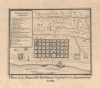 1880 Reizenstein Manuscript of 1728 Map of New Orleans