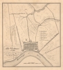 1880 Reizenstein Manuscript of 1798 Trudeau and Debrunner Map of New Orleans