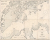 1899 U.S.C.G.S. Nautical Chart of Long Island Sound from Throgs Neck to New Rochelle