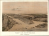1875 Bachman Bird's-Eye View of New York, Brooklyn, Jersey City and Hoboken