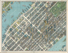1963 Bollmann View of Midtown Manhattan/ Subway Map on Reverse