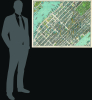 1963 Bollmann View of Midtown Manhattan/ Subway Map on Reverse